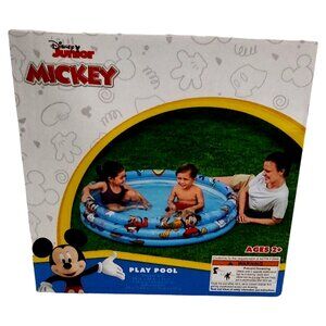 Disney Junior Mickey Mouse 37 Gallon Inflatable Play Pool Kids Summer Fun